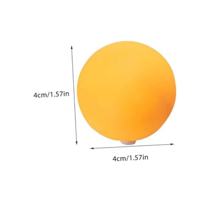 60pcs Pong Training Balls Pong Balls for Practice Machine Elastic Soft Shaft