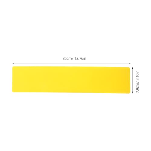 16pcs Tennis Court Marking Discs Set, Yellow Sports Field Markers with Boundary Spot Indicators, Portable Court Measurement Tool for Training and Drill Layout on Grass Or Hard