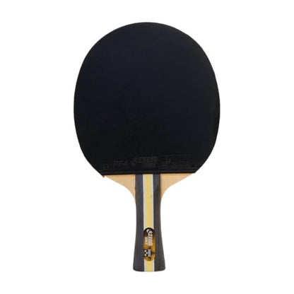 DHS Sports 3 Star Table Tennis Racket H3002- Shakehand, ITTF Approved Paddle, Beginner, 5 Ply Wood, Inverted Rubbers