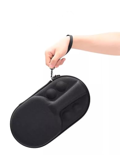 Table Tennis Equipment Carrying Case for Ping Pong Paddles/Table Tennis Paddles, Fits for 2 Paddles and 4 Balls, Black