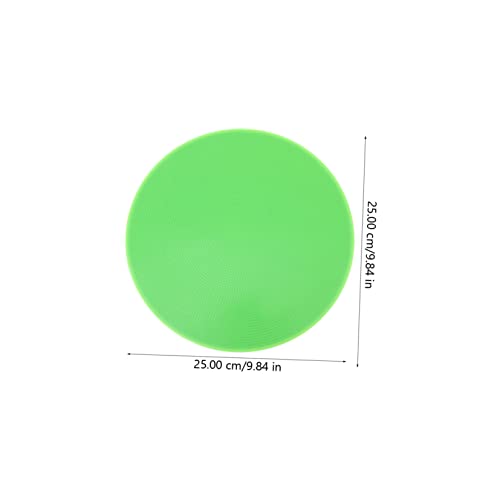 8pcs Landmark Pad for Soccer Training Roadblock Plate Markers Red Yellow and Green for Agility Drills and Sports Practice