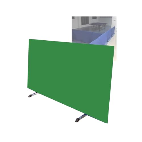 Table Tennis Surround Temporary Wall, Removable Training Fence. Lightweight Portable Court Surround Baffle Block for Stadiums Schools,Ping Pong,for Quicker and Easier Pick Up，（Green，140x75cm - color: Green, size: 140x75cm/10pieces