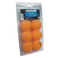 KETTLER Ace Indoor Table Tennis Bundle: 2 Player Set (2 Rackets/Paddles & 12 Balls)