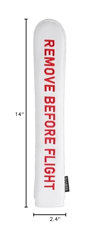 Golf Head Cover with RBF Design for Golf Club - size: for Golf Alignment Stick, style: White