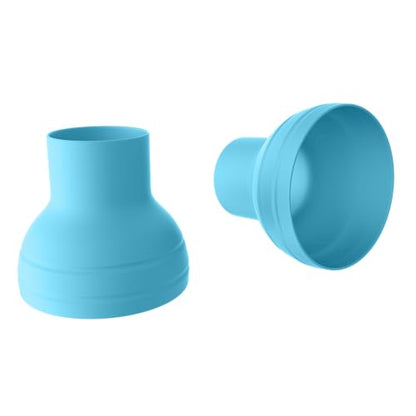 Great Call Athletics Pickleball Picker 2 Pack Ball Retriever Picker Upper Pickle Grabber Universal Suction Paddle Grip Carbon - color: Light Blue