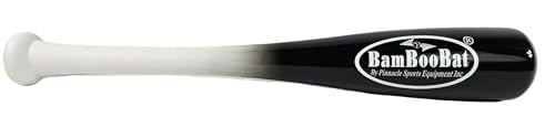 BamBooBat by PINNACLE SPORTS EQUIPMENT INC. Adult Baseball and Softball Wood One Hand Training Bat- 18 Inch or 21 Inch