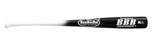 BAMBOOBAT by Pinnacle Sports Equipment INC. Youth Durable Bamboo Baseball Bat for Players Aging 5-13 Years Old - 100 Day Warranty