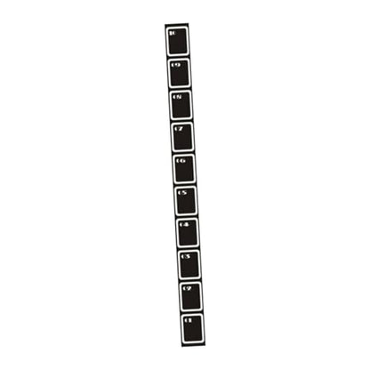 Colaxi Agility Training Ladder Mat Speed Ladder Playground Speed Training Equipment Footwork Trainer Improve Speed Balance Strength - size: 450cmx34cm