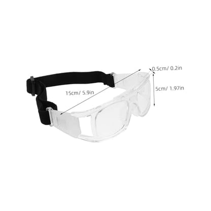 Sports Protective Goggles Basketball Football Eyewear with Elastic Strap Anti-fog Shock-resistant Sports Glasses for Men Women Team Training