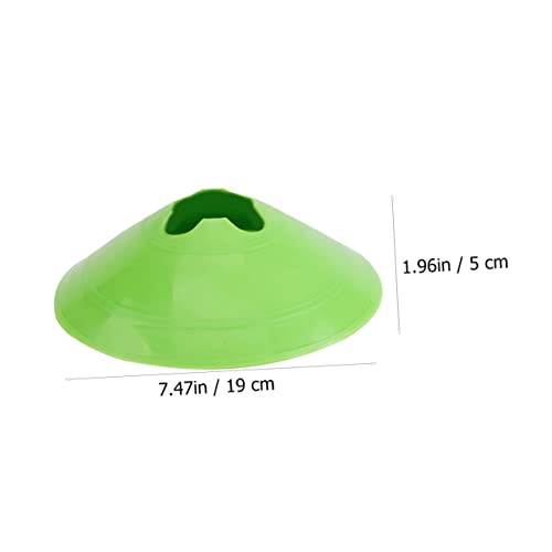 VANZACK 10pcs Football Training Markers Durable Pe Training Signs for Soccer Basketball and Sports Drills Versatile Marking Discs for Outdoor Activities