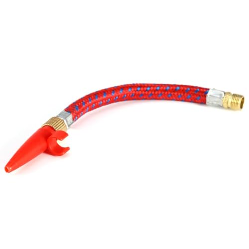 Pump Needle Inflator Adapter Kit,7 Piece Needle Connectors Air Pump Inflator Extension Hose with Flexible Air Hose for Soccer Football Basketball Bike Tyre