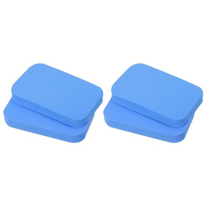 PATIKIL Table Tennis Rubber Care Sponge, 4 Pack Ping Pong Paddle Cleaning Sponge Racket Pat Cleaner, Blue