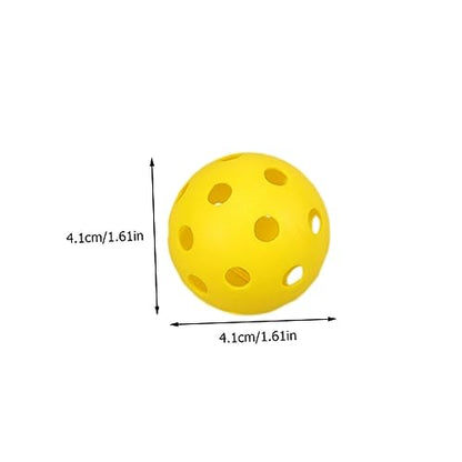 Yardwe Golf Ball Indoor Practice Balls Golfing Hollow-Out Balls Golfing Practice Tools Balls for Golfing - color: Yellow