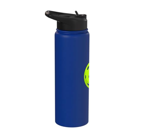 Pickleball: Dinking Buddy Stainless Steel Insulated Water Bottle - color: Royal Blue