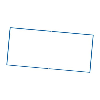 Beach Volleyball Court Marking Line Portable Design Heavy Duty 26.3 Ft X 52.5 Ft - color: Blue