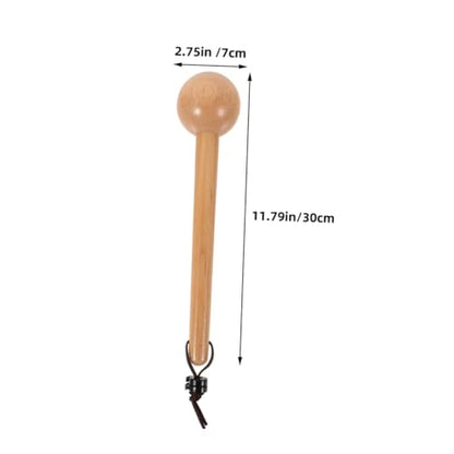 2Pcs Wooden Baseball Glove Shaping Mallet Softball Mitt Break Tool for Formation Portable Glove Pounder for Baseball and Softball Players