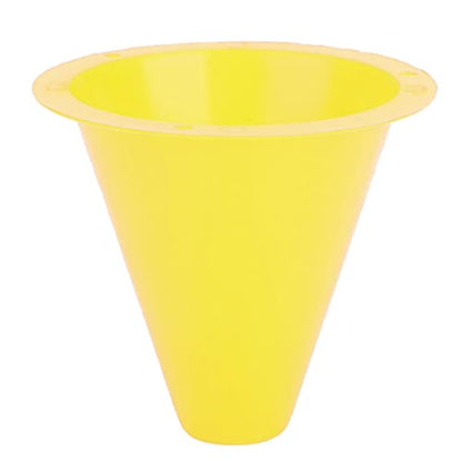 10-Pack Football Training Cones, Bracket Accessories, Obstacle Marking Set - color: Yellow