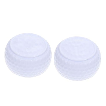 Toddmomy 2Pcs Professional Golf Training Balls for Indoor Practicing with Putting Rod Durable Synthetic Golfing Accessories for Skill Development and Practice