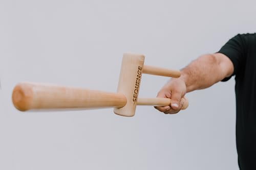 No Errors Sports Sequence Training Bat, Ultimate Two-Handed Baseball Trainer for Swing & Barrel Control, Ideal for Pro Players & Coaches - style: Senior - 25"
