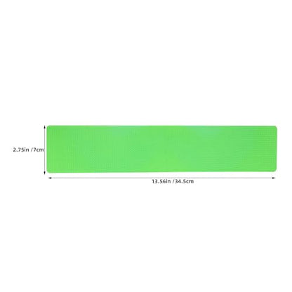 balacoo 12pcs Flat Court Line Markers Set, Green Outdoor Sports Field Markings for Football Soccer Tennis, Reusable Training Floor Markers for Basketball and Pickleball