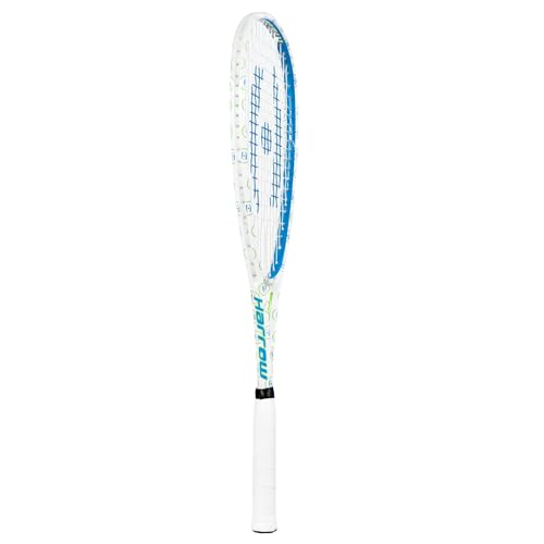 Harrow Junior Squash Racquet - color: White/Blue/Green