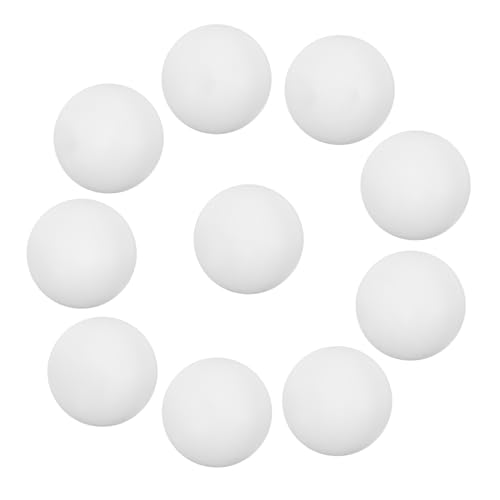 Holibanna 10-Pack Table Tennis Balls White Pong Balls for Training and Games Sturdy and High-Performance Suitable for School and Gym Use
