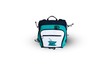 Axe Batpack | Baseball and Softball Backpack | Designed to Carry Bats, Cleats, & All Your Gear - color: Hit Juice