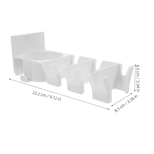 PRETYZOOM 1piece Sports Organizer Badminton Tennis Pingpong Racket Holder Garage Ball Storage Rack