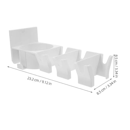 PRETYZOOM 1piece Sports Organizer Badminton Tennis Pingpong Racket Holder Garage Ball Storage Rack