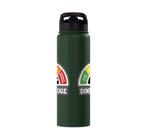 Stainless Steel Insulated Water Bottle - color: Dark Green