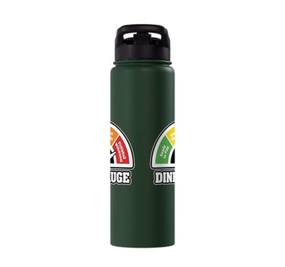 Stainless Steel Insulated Water Bottle - color: Dark Green