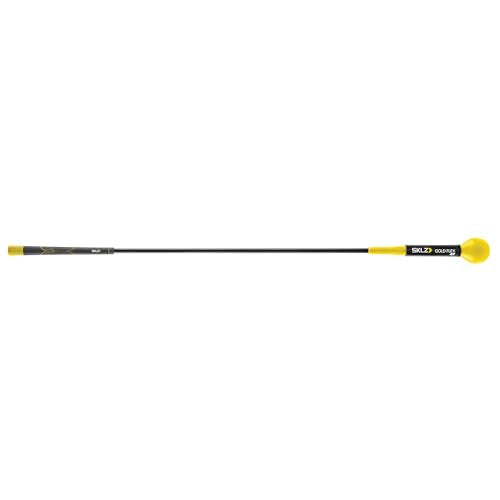 SKLZ Golf Swing Trainer and Warm Up Tool- Essential Golf Accessories for Golfers, Increase Swing Speed, Distance, Balance and Grip Strength - style: Gold Flex 48" Swing Trainer