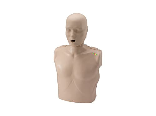 PRESTAN PP-AM-100M-MS Professional Adult CPR Training Manikin with CPR Monitor, Medium Skin - color: Blue,Cream