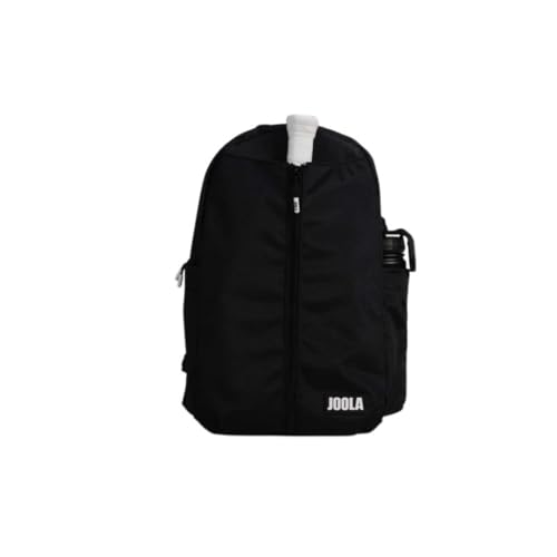 JOOLA Everyday Pickleball Backpack - Holds 2 Paddles, 2 Water Bottles & Accessories - Padded Laptop Sleeve, Trolley Strap & Hideaway Carabiner Hook - Chooe Black, Gravity Gray, and Latte - color: Black