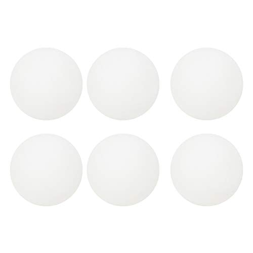 Table Tennis Balls, Long Time Use Pingpong Balls, for Beginner Training (6 White Plastic Buckets)