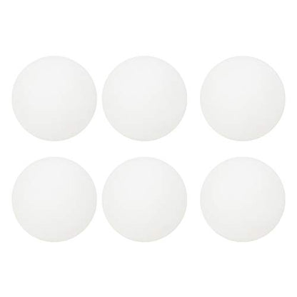 Table Tennis Balls, Long Time Use Pingpong Balls, for Beginner Training (6 White Plastic Buckets)