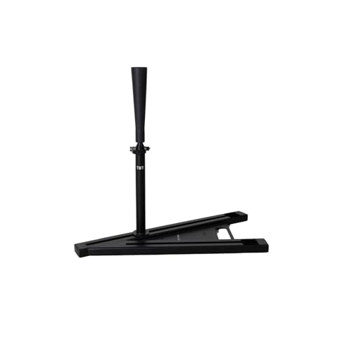 TBT Batting Tee | Adjustable Height Training Tee for Kids & Adults | Patent Approved Slider Base for Multiple Angles | Industrial Steel Stem & Weighted Base | Hand Rolled Flextop - size: Kids