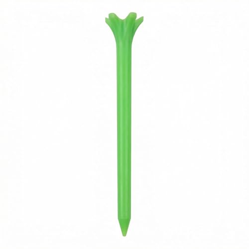 Plastic Golf Tees Fifty Pack with Stopper for Stable Ball Path Practice and Daily Training