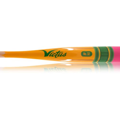 Victus Yardstick, Plastic Baseball Bat for Kids with Custom Plastic Ball, for Use on Turf or Grass, 2 5/8” Barrel and Soft Touch Grip, Lightweight Backyard Baseball Set, 32”