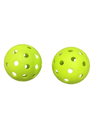 4-Pack Green X-40 Pickleball Balls 74mm Diameter 40 Holes Outdoor Pickleball Balls