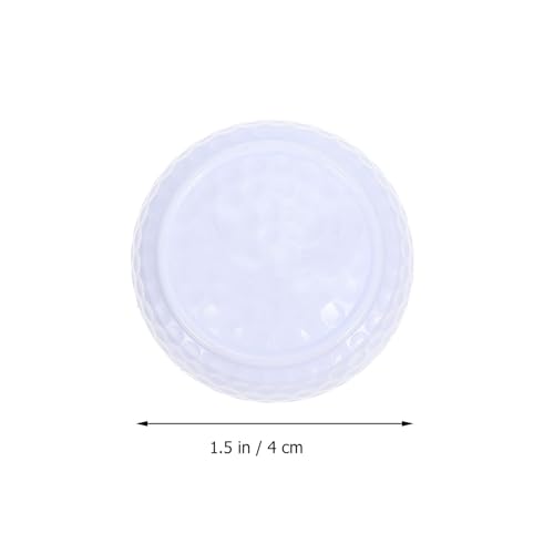 Outanaya Flat Shape Golf Balls for Putting Practice 2 Pack Indoor Outdoor Golf Training Accessories for Skill Improvement