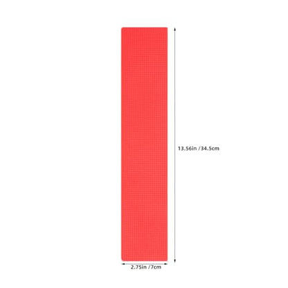 Toyvian 12pcs Court Line Markers Flat Crimson Sports Ground Marking Discs Football Soccer Tennis Field Training Kit for Outdoor Use