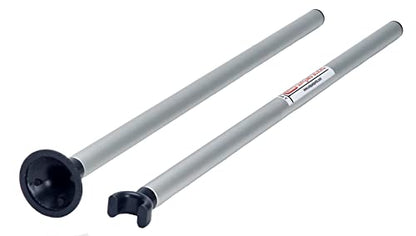 Tourna Single Sticks for Tennis, Portable Design, Chrome