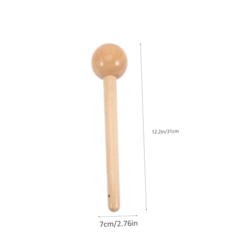 INOOMP 2pcs Mallet Wooden Accessories in Baseball Kids Mallets Portable Round Mini Glove Mitt Softball Breakin Headed Your Shaping Toy Accessory Pocket Shaper Breaking