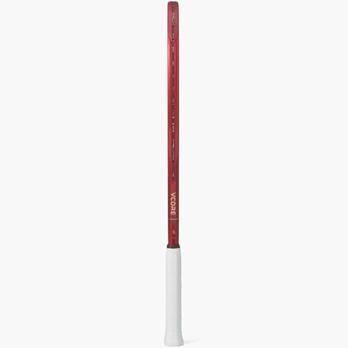 YONEX VCORE 95 Tennis Racquet for Advanced Players | Responsive Spin Racquet with Large Sweet Spot, 16x20 String Pattern & 95in Head | Aerodynamic Spin & Powerful Snapback, Ruby Red, Grip 3 (4 3/8") - size: Grip 3 (4 3/8")