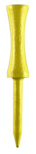 PrideSports PTS Step Tees | 50 Count, 2-3/4 Inch | Wood Golf Tees with Depth Control for Height Consistency