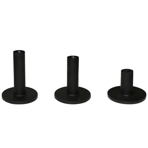 LeFeng Sports Golf Rubber Tees Holder Set, Mixed Size Durable and Hight Elastic Driving Range Tees, Colorful Golf Tees for Golf Practice Mat(Black)
