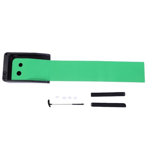 Tbest Ball Return Putting Mat Automatic Ball Return Putting Green Mini Trainer with Thick Rubber Non Slip Bottom for Indoor Home Office Practice