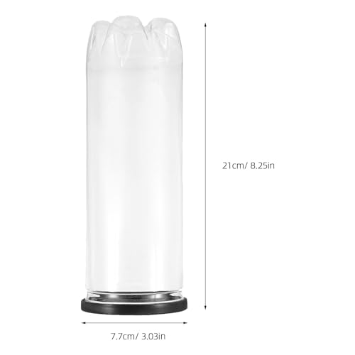 12PCS Tennis Ball Storage Holder Tube - Transparent Plastic Container with Lid - Portable Balls Organizer for Table Tennis Storage and Protection Supplies