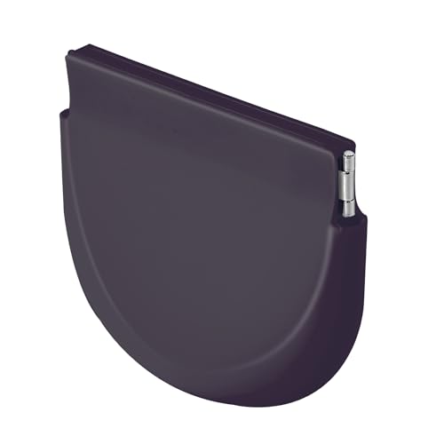 Aligner Case Silicone Retainer Case, Cute Mouth Guard Case Partial Denture Case with Vent Holes, Slim Silicone Night Guard Case Retainer Holder Case - Dark Purple - color: Dark Purple